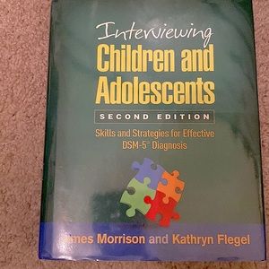 📖 College Textbook- Interviewing Children and Adolescents 📖